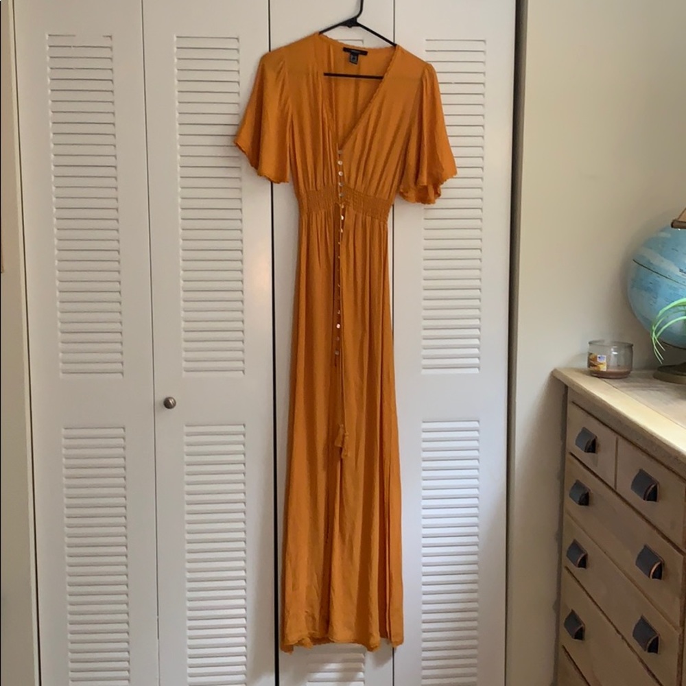 Burnt Orange Maxi Dress